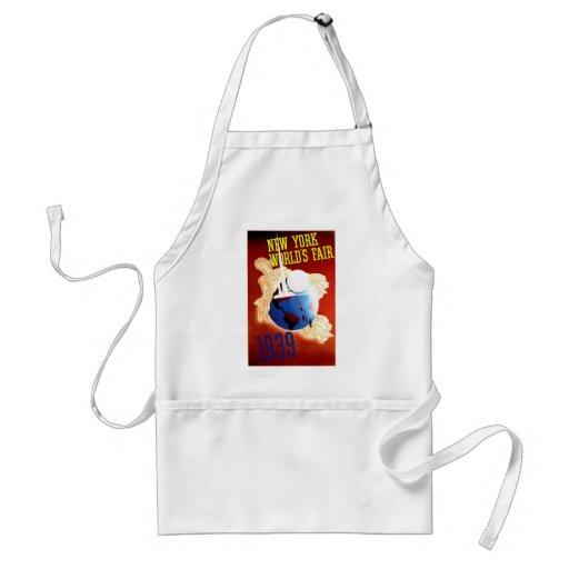 New York World's Fair Vintage Travel Ad Aprons