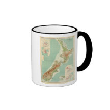 New Zealand Atlas Map Mug
