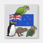 New Zealand Birdorables Refrigerator Magnets