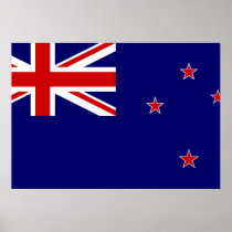 New Zealand Flag Posters
