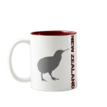 New Zealand Kiwi Red Ringer Coffee Mug Cup