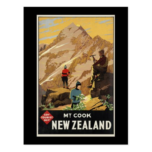 New Zealand Mount Cook Postcards