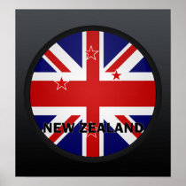 New Zealand Roundel quality Flag Print