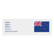 New Zealand - Skinny business cards