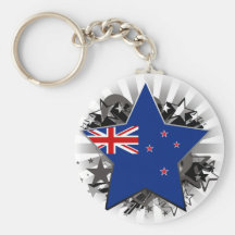 New Zealand Star Keychains