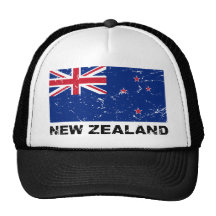 New Zealand Vintage Flag Hats