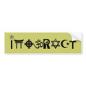 newandimprovedinteract bumper stickers