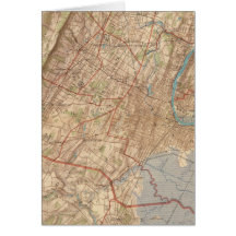 Newark and Elizabeth, New Jersey Greeting Card