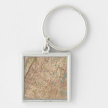 Newark and Elizabeth, New Jersey Keychains