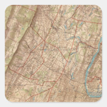 Newark and Elizabeth, New Jersey Sticker