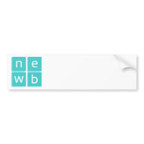 Newbies - stand up and be counted bumper stickers