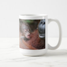 Newborn Baby Orangutan Wildlife Charity Coffee Mug