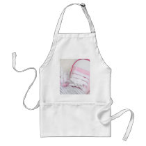newborn baby shoes apron