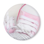 newborn baby shoes refrigerator magnets