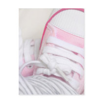 newborn baby shoes postcards