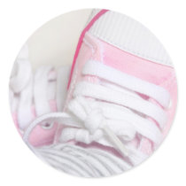newborn baby shoes sticker