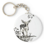 newborn fawn 2 keychains