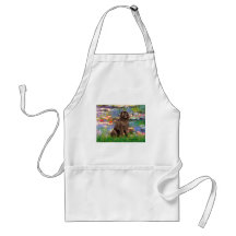 Newfie (brown) - Lilies 2 Aprons
