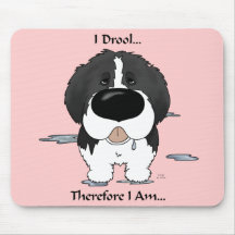 Newfie (Landseer) - I Drool Mousepad