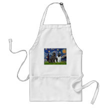 Newfie Pair (B1+L) - Starry Night Aprons