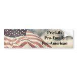 newflag2, Pro-LifePro-FamilyPro-American bumper stickers
