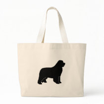 Newfoundland dog newfy newf canvas bag
