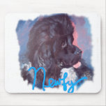 Newfoundland Dog Painting Mousepad