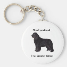 Newfoundland Dog The Gentle Giant Keychain