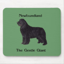 Newfoundland Dog The Gentle Giant Mousepads