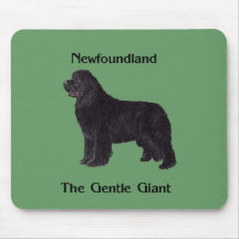 Newfoundland Dog The Gentle Giant Mousepads