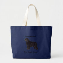 Newfoundland Dog The Gentle Giant Tote Bag
