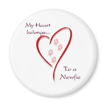 Newfoundland Heart Belongs - Magnet