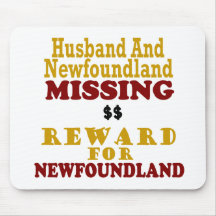 Newfoundland & Husband Missing Reward For Newfound Mouse Mats