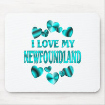 NEWFOUNDLAND Love Mouse Pads