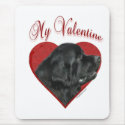 Newfoundland My Valentine mousepads