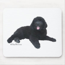 Newfoundland Puppy Mouse Pads