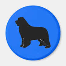 newfoundland silhouette fridge magnet