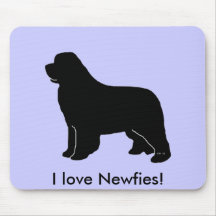 newfoundland silhouette mousemat