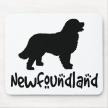 Newfoundland With Cool Text Mouse Mat