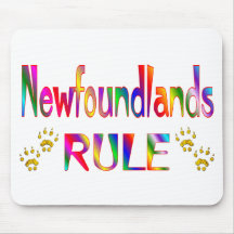 Newfoundlands Rule Mouse Pad