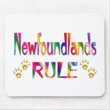 Newfoundlands Rule Mouse Pad