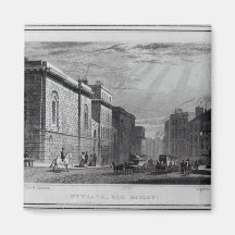 Newgate prison and the Old Bailey Refrigerator Magnets