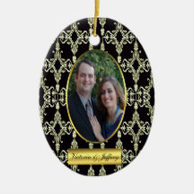 Newly Wed photo ornament