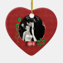 Newly Wed Photograph Ornament