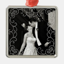 Newly Wed Photograph Ornament