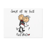Newlywed First Dance Tshirts and Gifts postcards