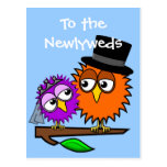 Newlywed Tweets Post Card