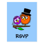 Newlywed Tweets RSVP Postcards