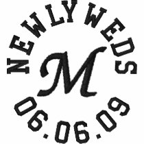 Newlyweds Monogram With Date Polo