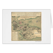 Newport, RI Revolutionary Map 1780 Cards